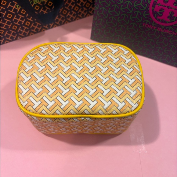 Tory Burch t zigzag cosmetic,misc bag - Picture 7 of 8
